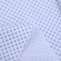 White Poplin Background Dot Printed Stock Lot Fabric